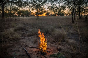 Fire welcome ceremony for visitors entering country.