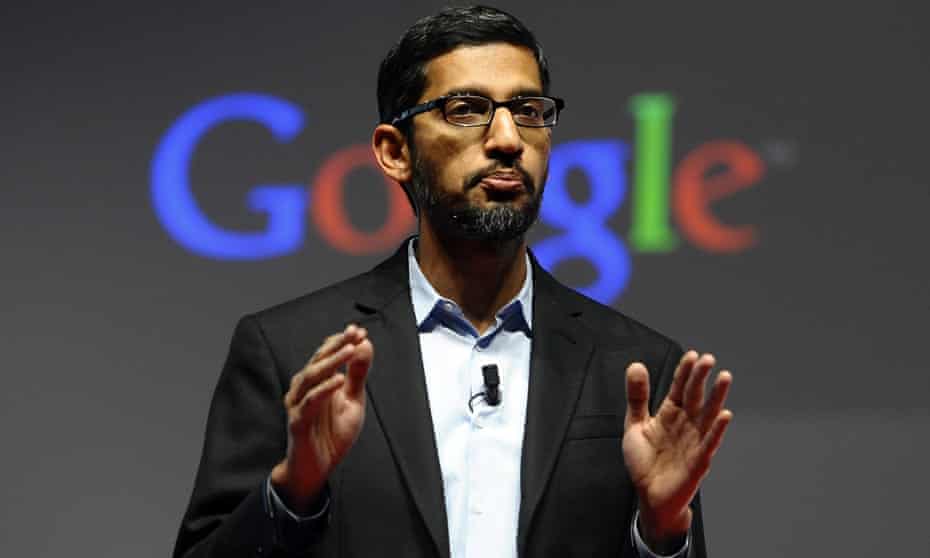 Google CEO Sundar Pichai is scheduled to appear before a House committee.