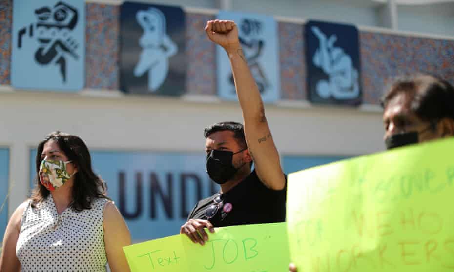 Overworked Underpaid Workers Rail Against Hotel Chains Cost Cutting Us Unions The Guardian