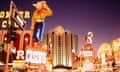 USA, Nevada, downtown Las Vegas, neon signs on Fremont Street<br>GettyImages-AB11023