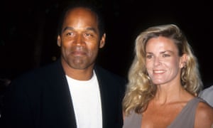 Simpson with Nicole Brown Simpson, in 1994.