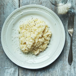 Aged parmesan risotto