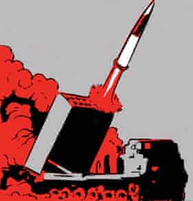 An illustration of a missile 