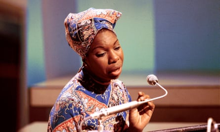 Nina Simone on stage, 1966.
