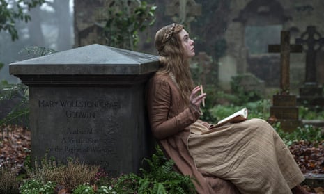 Seeking inspiration … Elle Fanning as the writer in the film Mary Shelley, out in the UK this summer. 