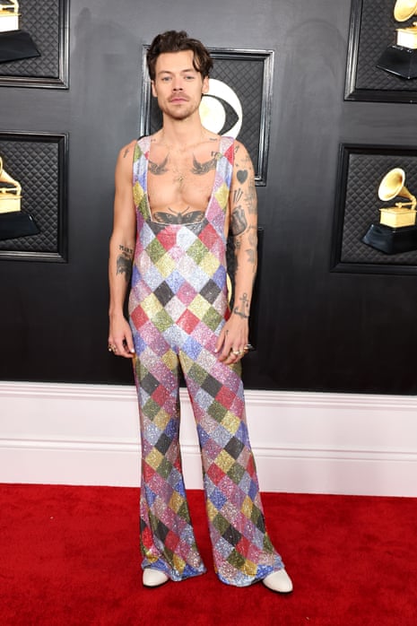 65th GRAMMY Awards - ArrivalsLOS ANGELES, CALIFORNIA - FEBRUARY 05: (FOR EDITORIAL USE ONLY) Harry Styles attends the 65th GRAMMY Awards on February 05, 2023 in Los Angeles, California. (Photo by Amy Sussman/Getty Images)