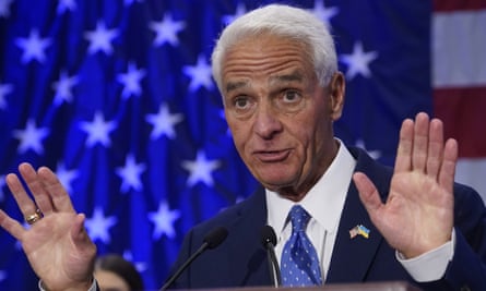 “The fact he already has taken away a woman’s right to choose with the law that he signed, the 15-week law that has no exceptions for rape or incest, is barbaric,” candidate Charlie Crist said of governor Ron DeSantis.