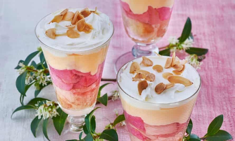 Lemon and rhubarb trifle by Gill Meller.