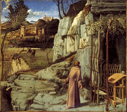 Saint Francis in Ecstasy by Giovanni Bellini.