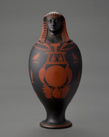 Canopic jar by Josiah Wedgwood & Sons, c 1790.