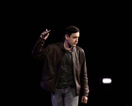 Zitron on stage at the Web Summit 2024 in Lisbon.