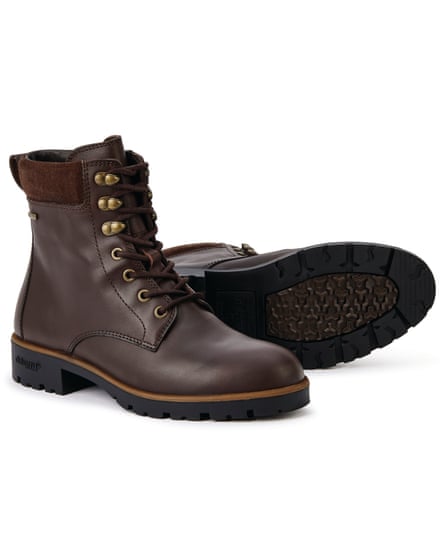 A pair of brown Dubarry Strokestown Boots