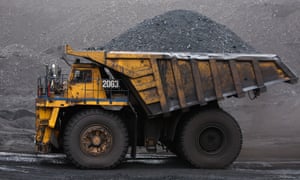 Coal collected from the Neryungrinsky mine in Russia