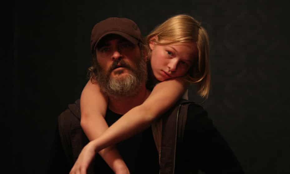 Tough business … Joaquin Phoenix in You Were Never Really Here.