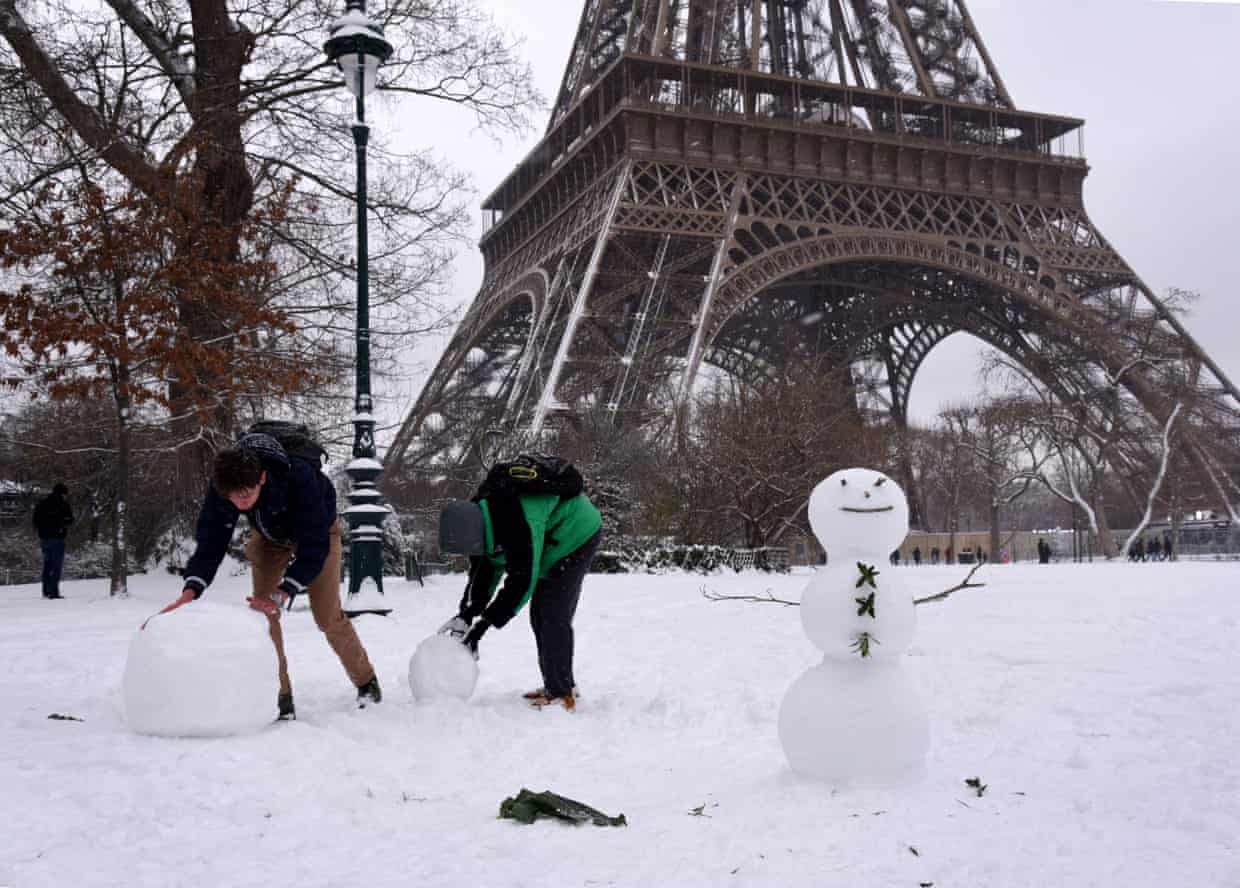 大雪席捲歐洲 多地交通受阻 大雪席捲歐洲 多地交通受阻
