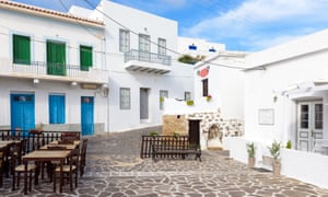 Tripiti village on Milos island. Cyclades, Greece.