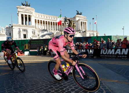 Simon Yates during the final stage in Rome.