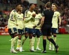 Mikel Arteta says penalty given to Sunderland ‘unacceptable at this level’