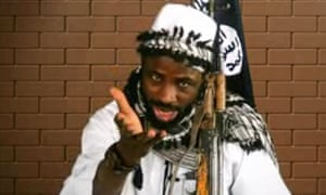 Screen grab from a video released by Boko Haram shows Abubakar Shekau speaking in a video released on Tuesday
