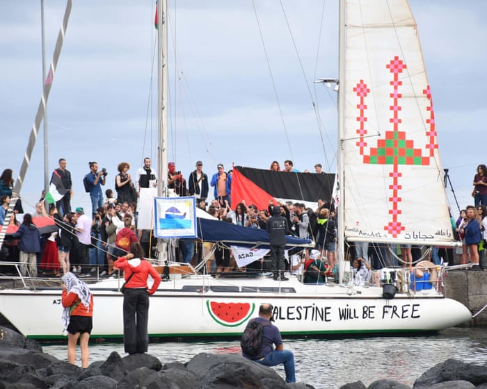 While world leaders dither over a Gaza peace plan, I’m sailing with supplies, hoping to break Israel’s blockade | Naoise Dolan