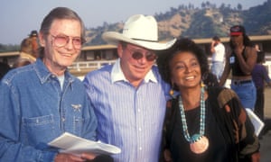 DeForest Kelley, William Shatner and Nichelle Nichols at Shatner’s annual Hollywood Horse Show in Los Angeles on 1 April 1996. The event raised money for children’s charities