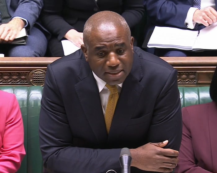 Lammy says ‘racist’ comments from Reform UK Sarah Pochin last week belong in ‘dark ages’ – PMQs live
