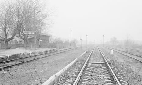 Railway tracks near the concentration camp at Treblinka, Poland