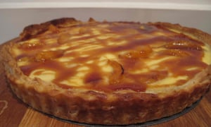Jane Grigson’s apricot tart.