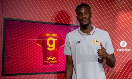 Tammy Abraham joins Roma having finished as Chelsea’s top scorer last season with 12 goals.
