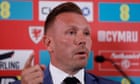 Wales manager Craig Bellamy admits he was 'naive' to cheer against England