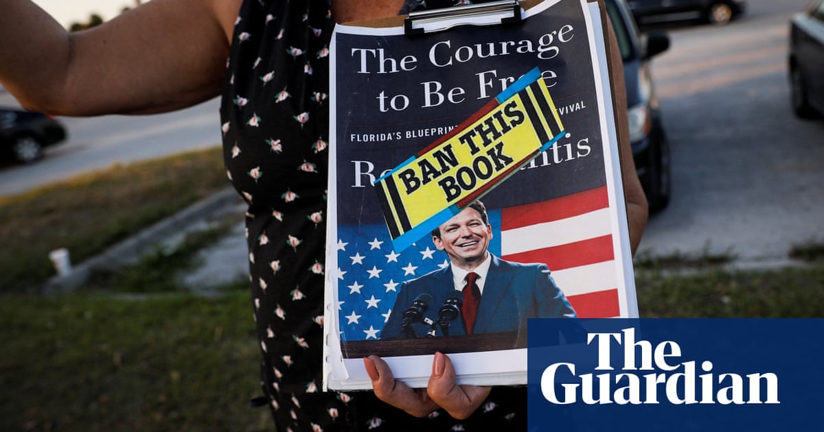 Ron DeSantis called a ‘tyrant’ as Trump supporters barred from book signing