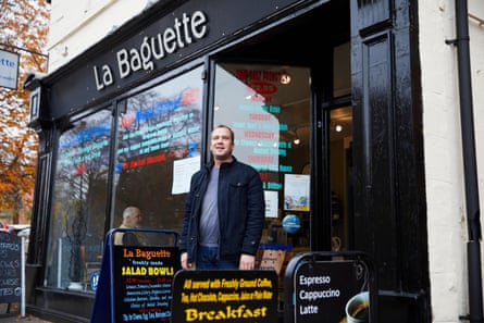 Matt McHale at La Baguette in Wrexham.
