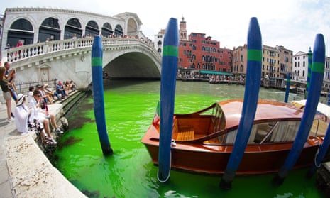 Grand Canal with green water