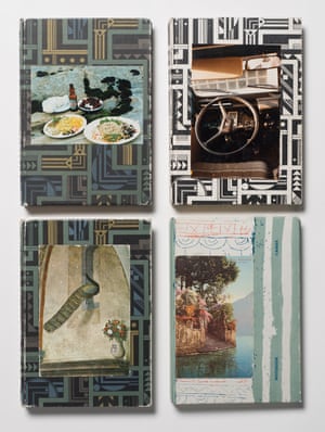 Notebooks containing the first draft of Michael Ondaatje’s novel The English Patient.