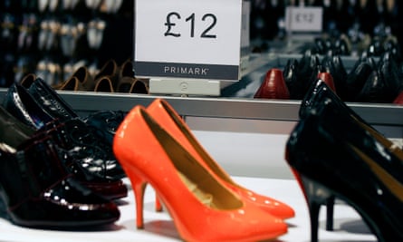 Shoes on sale at Primark.