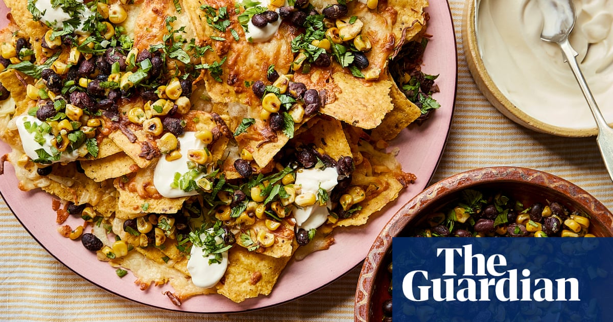 Georgina Hayden’s quick and easy recipe for charred corn, jalapeño and black bean nachos | Quick and easy
