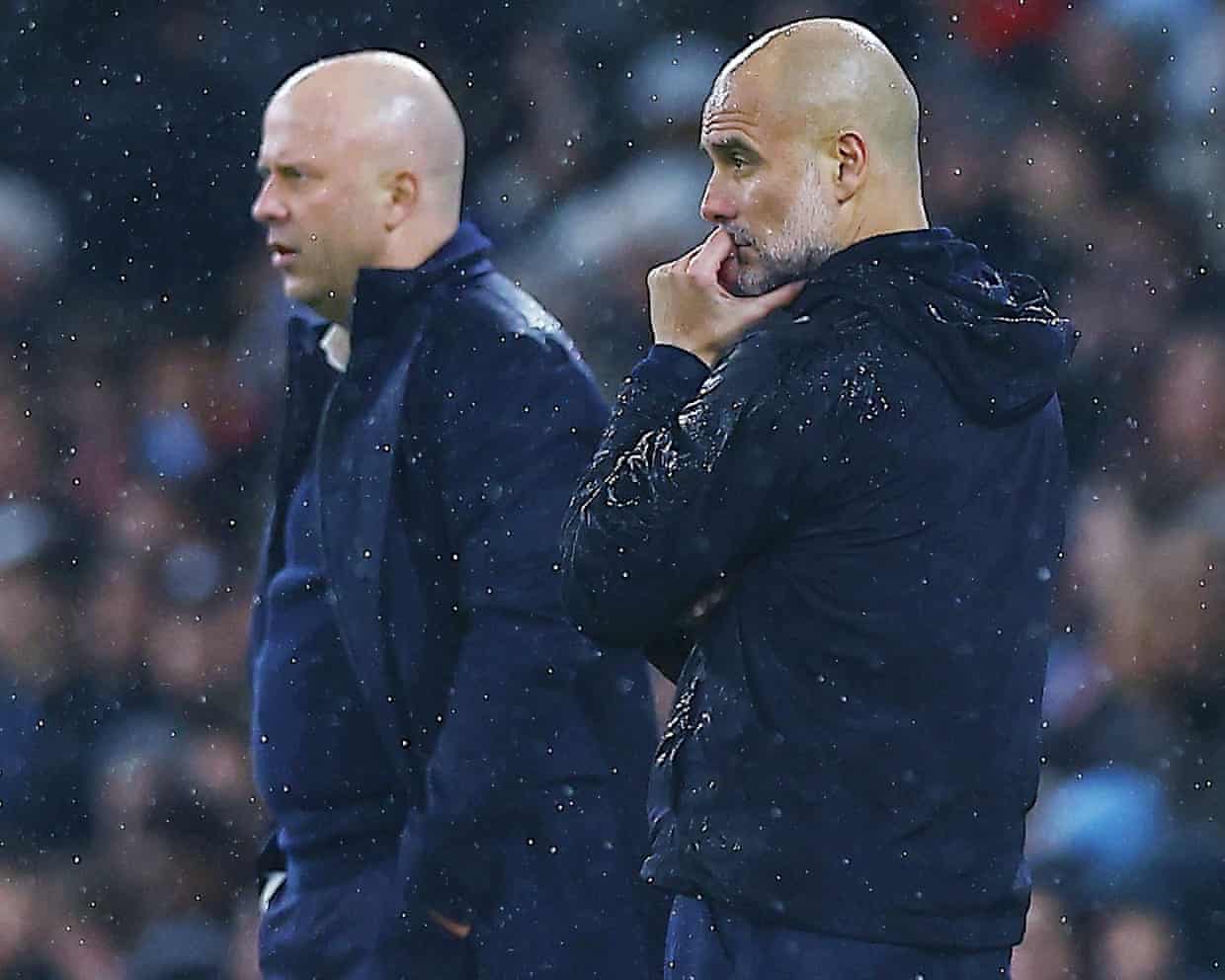 Fixture squeeze puts Slot, Guardiola overhauls on hold Fixture squeeze puts Slot, Guardiola overhauls on hold