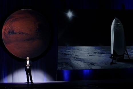 Musk says humans can be on Mars in four years. Many laugh, but some see purpose | Elon Musk | The Guardian