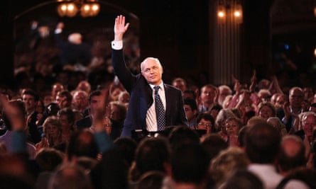 Iain Duncan Smith en la conferencia del partido en 2003