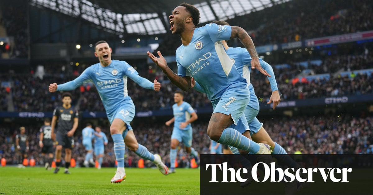 Sterling spot-on as Manchester City do just enough against 10-man Wolves