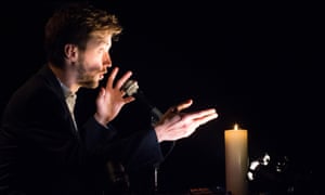 Kieran Hurley in his solo show Heads Up.