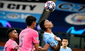 Gabriel Jesus scored in both legs of Manchester City’s Champions League last-16 tie against Real Madrid.