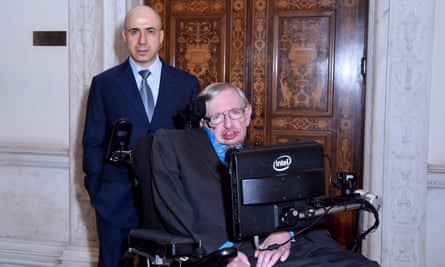 Yuri Milner And Stephen Hawking: reaching for the stars.