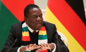 Zimbabwe’s president, Emmerson Mnangagwa
