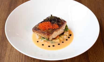 ‘The creamy-white flesh slips apart’: stone bass.