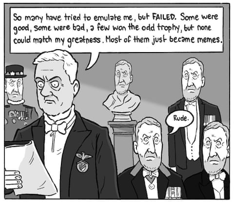 David Squires Jose Mourinho's return to Stamford Bridge, panel 5