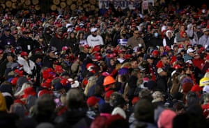 FILE PHOTO: U.S. President Donald Trump campaigns in MinnesotaFILE PHOTO: Supporters of U.S. President Donald Trump attend a campaign rally at Duluth International Airport in Duluth, Minnesota, U.S., September 30, 2020. REUTERS/Leah Millis/File Photo