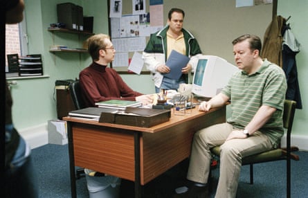 Stephen Merchant as Andy’s hapless talent agent Darren Lamb, Shaun Williamson as himself and Ricky Gervais as Andy Millman.