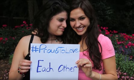 A still from the #ProudtoLove video