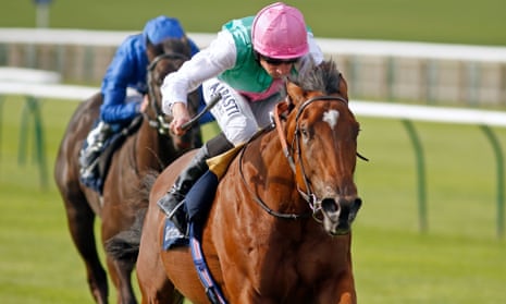 Nostrum wins the Tattersalls Stakes at Newmarket.
